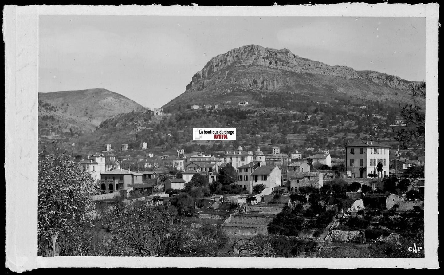 Vence, France Provence, photos anciennes plaque verre, lot de 5 négatifs 9x14 cm