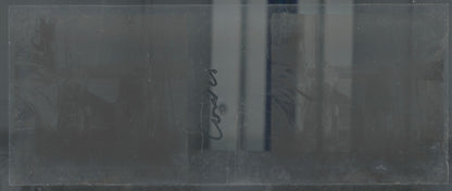 Voyage en bateau, Plaque verre stéréoscopie, positif noir & blanc 4,5x10,7 cm