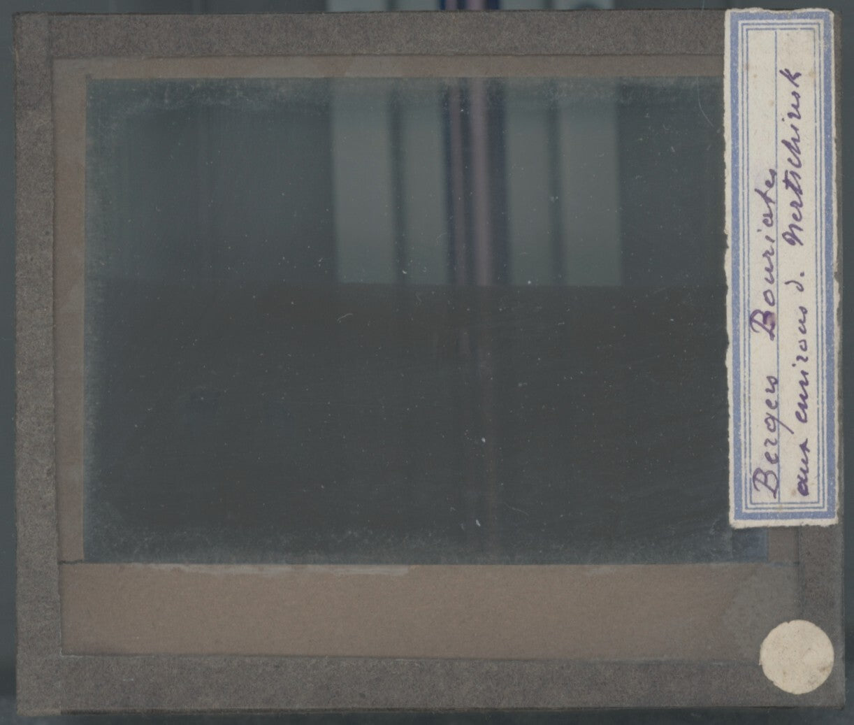 Nertchinsk, Bouriates, photo plaque verre, noir & blanc, positif 8,5x10 cm