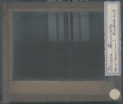 Nertchinsk, Bouriates, photo plaque verre, noir & blanc, positif 8,5x10 cm