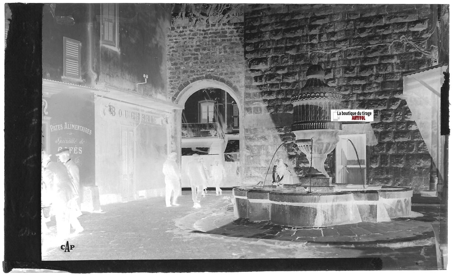 Vence, France Provence, photos anciennes plaque verre, lot de 5 négatifs 9x14 cm