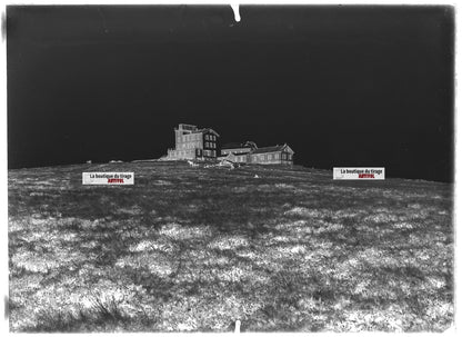 Vosges Hohneck Belvédère, photos plaque de verre, lot de 5 négatifs 13x18 cm