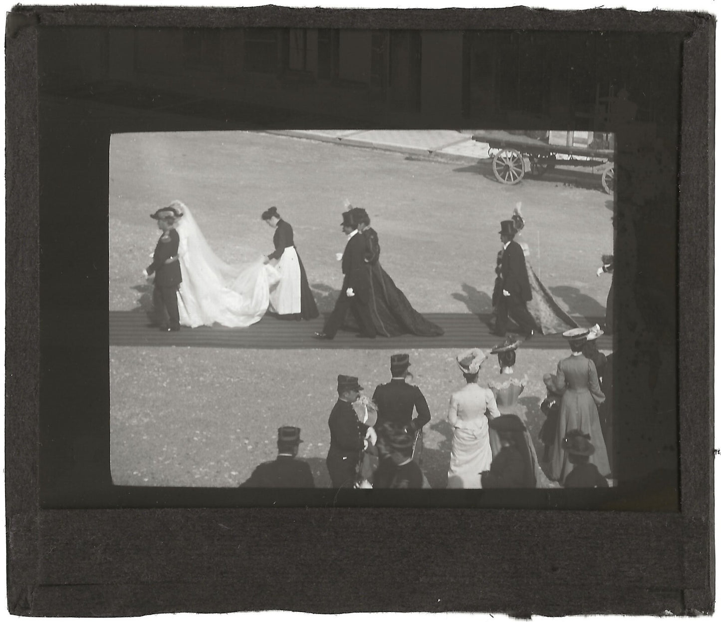 Meurthe-et-Moselle mariage, Toul, 1903, photo plaque de verre, positif 8,5x10 cm