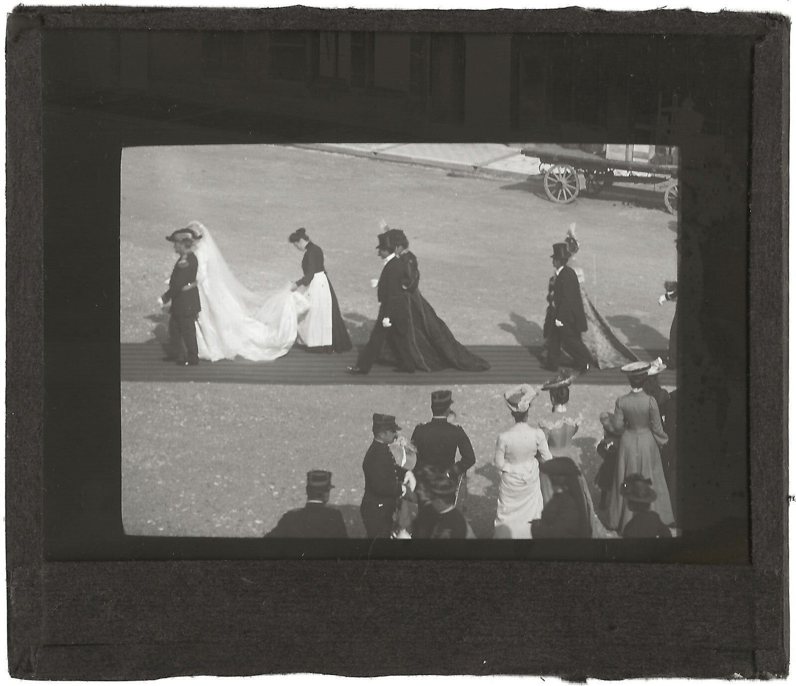 Meurthe-et-Moselle mariage, Toul, 1903, photo plaque de verre, positif 8,5x10 cm