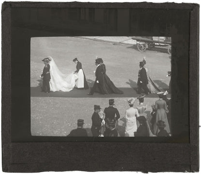 Meurthe-et-Moselle mariage, Toul, 1903, photo plaque de verre, positif 8,5x10 cm