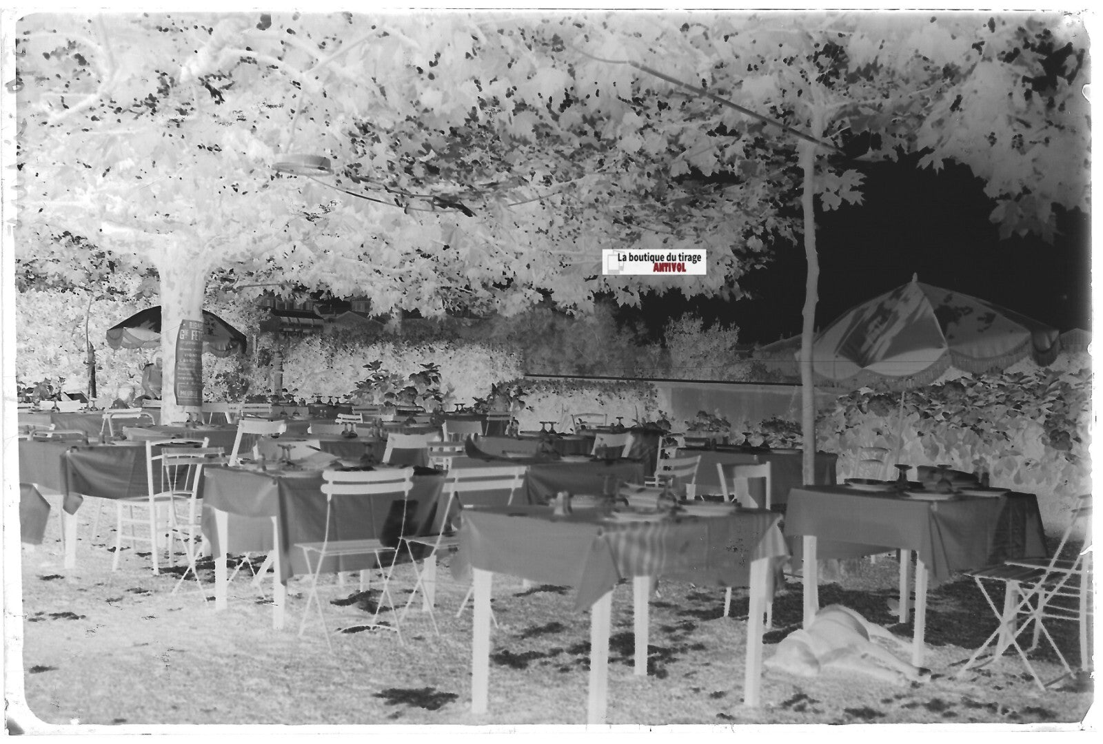 Bidart, hôtel des Pyrénées, Plaque verre photo, négatif noir & blanc 10x15 cm