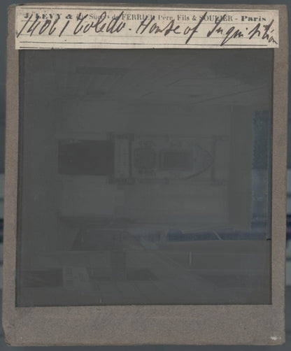 Posada de la Hermandad, Tolède, photo plaque de verre, positif 8,5x10 cm