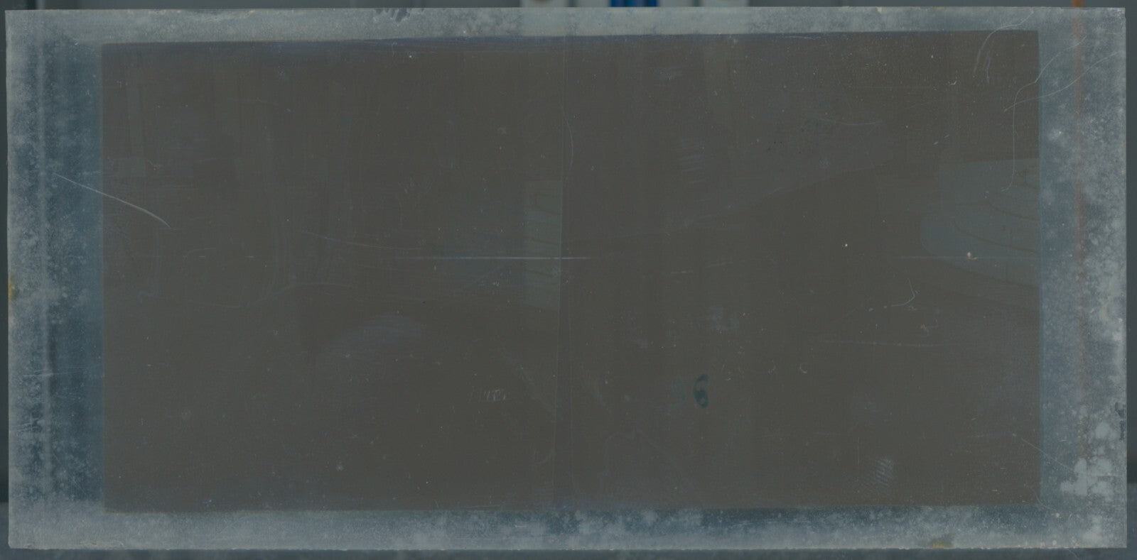 Scène de vie, Longchamp, Paris, plaque verre stéréoscopique, positif 8,5x17 cm