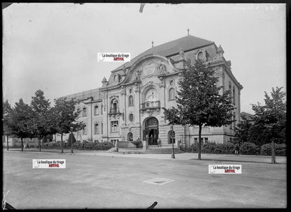 Colmar Centre-ville, France, photos plaque de verre, lot de 5 négatifs 13x18 cm