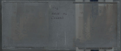 Fès, Maroc, Plaque verre stéréoscopie, positif sépia 4,5x10,7 cm