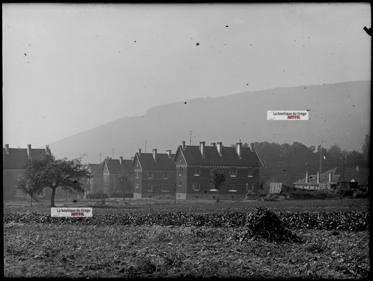 Plaque verre photo ancienne négatif noir et blanc 13x18 cm Drachenbronn 1318621