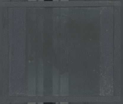 Cheminées de fée, paysage, photo plaque verre, noir & blanc, positif 8,5x10 cm