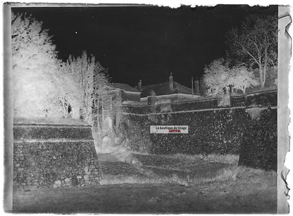 Bugard, Vélo Collioure, Pyrénées, photos plaque verre, lot de 10 négatifs 6x9 cm