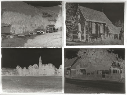 Vosges, Rottweil Allemagne, photo plaque verre, lot de 11 négatifs 9x12 cm