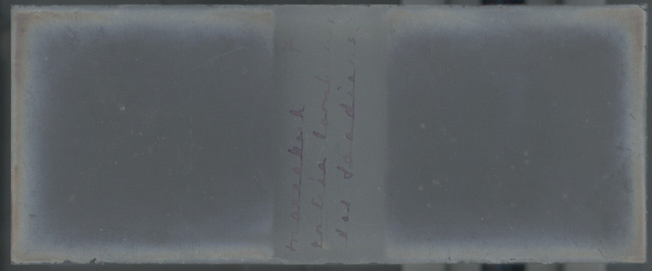 Tombeaux, Marrakech Maroc, Plaque verre stéréo, positif noir & blanc 4,5x10,7 cm