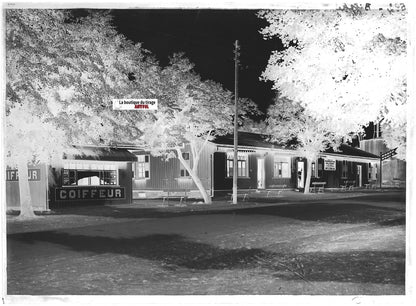 Camp militaire Bitche, Plaque verre photo, négatif noir & blanc 10x15 cm France