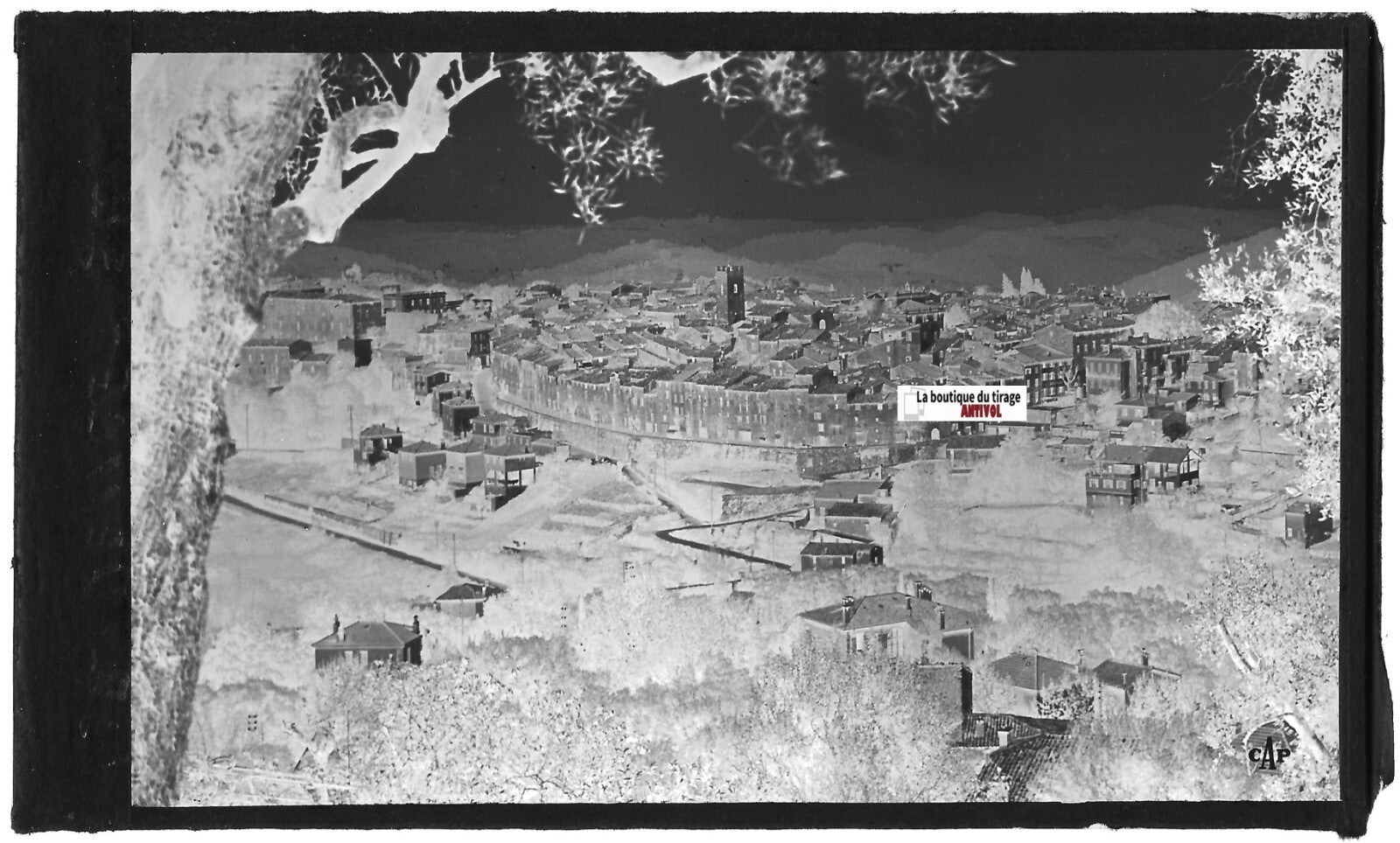 Vence, France Provence, photos anciennes plaque verre, lot de 5 négatifs 9x14 cm