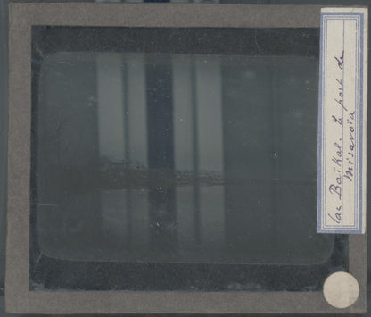 Lac Baïkal, Russie, photo plaque verre, noir & blanc, positif 8,5x10 cm