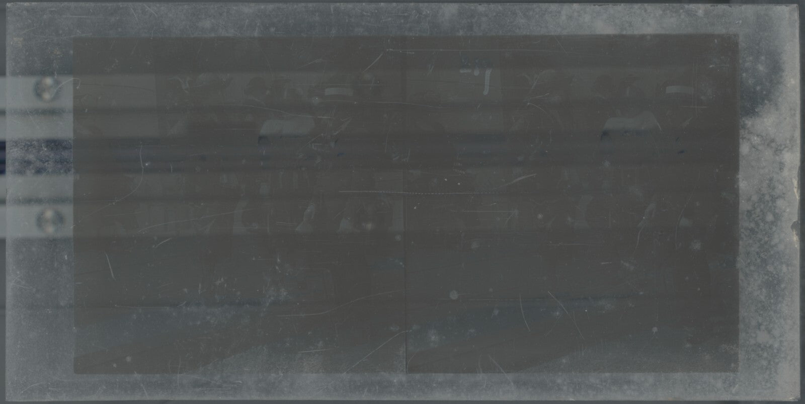 Hippodrome de Longchamp, Paris, stéréoscopie plaque verre, positif 8,5x17 cm